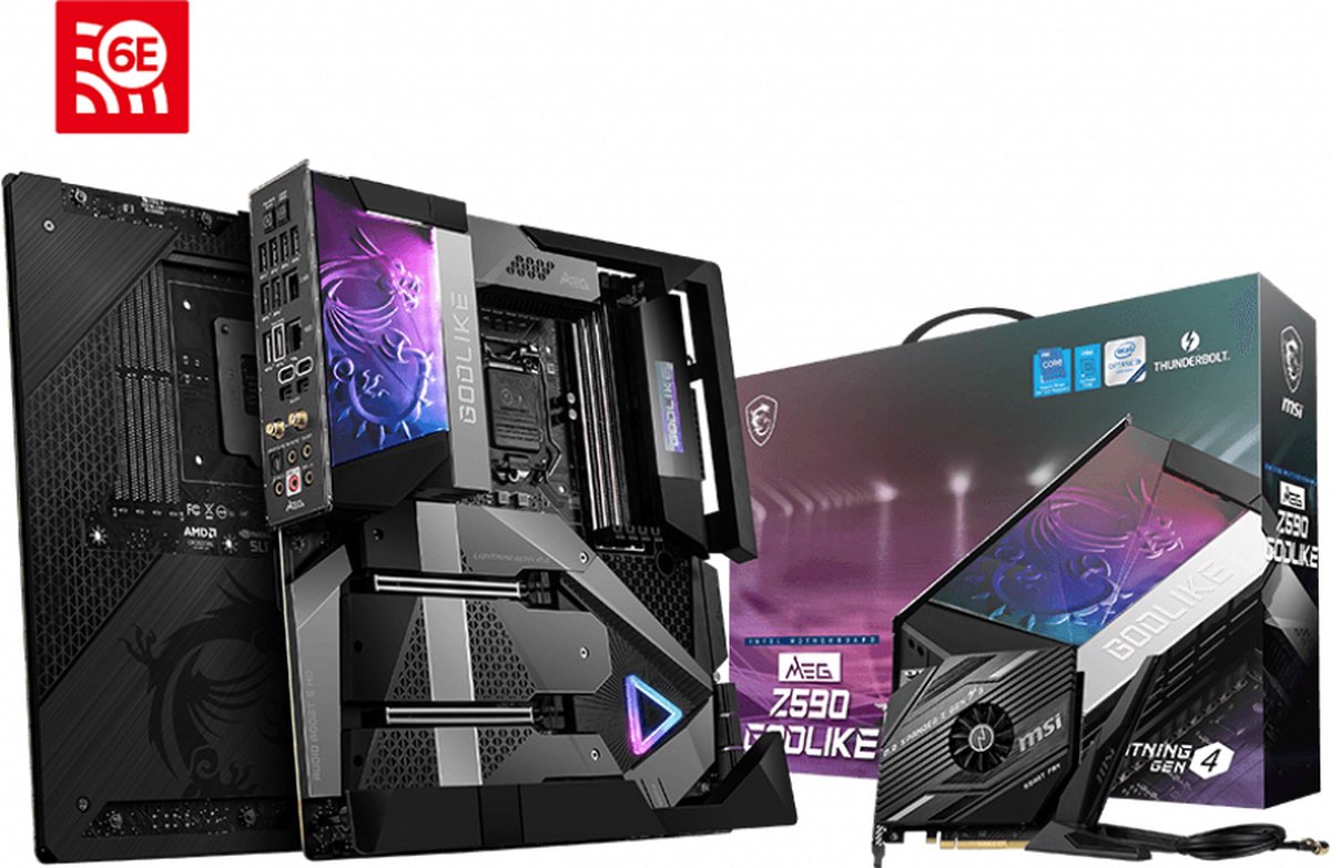MSI MEG Z590 GODLIKE moederbord Intel Z590 LGA 1200 Verlengd ATX