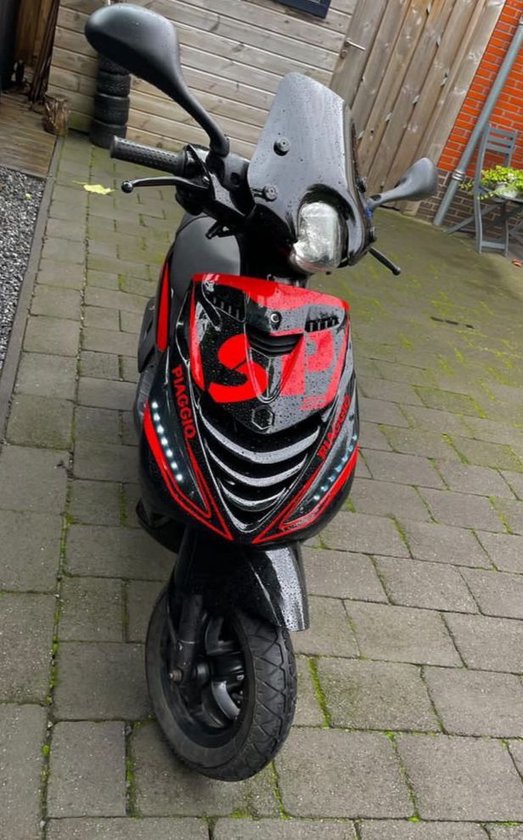 Piaggio Zip - Scooter Accesoires - Scooter Stickers - Stickerpakket - Glans  Rood | bol
