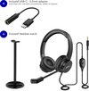 zwart + USB-C adapter + headset houder
