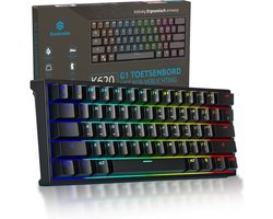 Gaming keyboard 60 % - Mechanisch gaming toetsenbord 60 procent - Toetsenbord gaming - QWERTY
