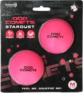 Dog Comets Ball Stardust roze M 2pack – Honden bal – Honden speelgoed – Bal voor apporteren van uw hond – Natuurlijk rubber – Bal diameter van 6 cm