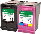 Huismerk Inktcartridge Alternatief voor HP 62 62XL - Hoge Capaciteit - Zwart en Kleur