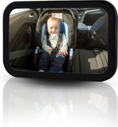 Autospiegel - Veiligheidsspiegel baby - Achterbank spiegel - Verstelbare spiegel - Auto veiligheid - Baby en kids - Barst bestendig - 360 graden draaibaar - XL formaat