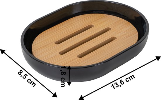 Badkamer Set - Badkamer Accessoires - Set van 4 - Zwart