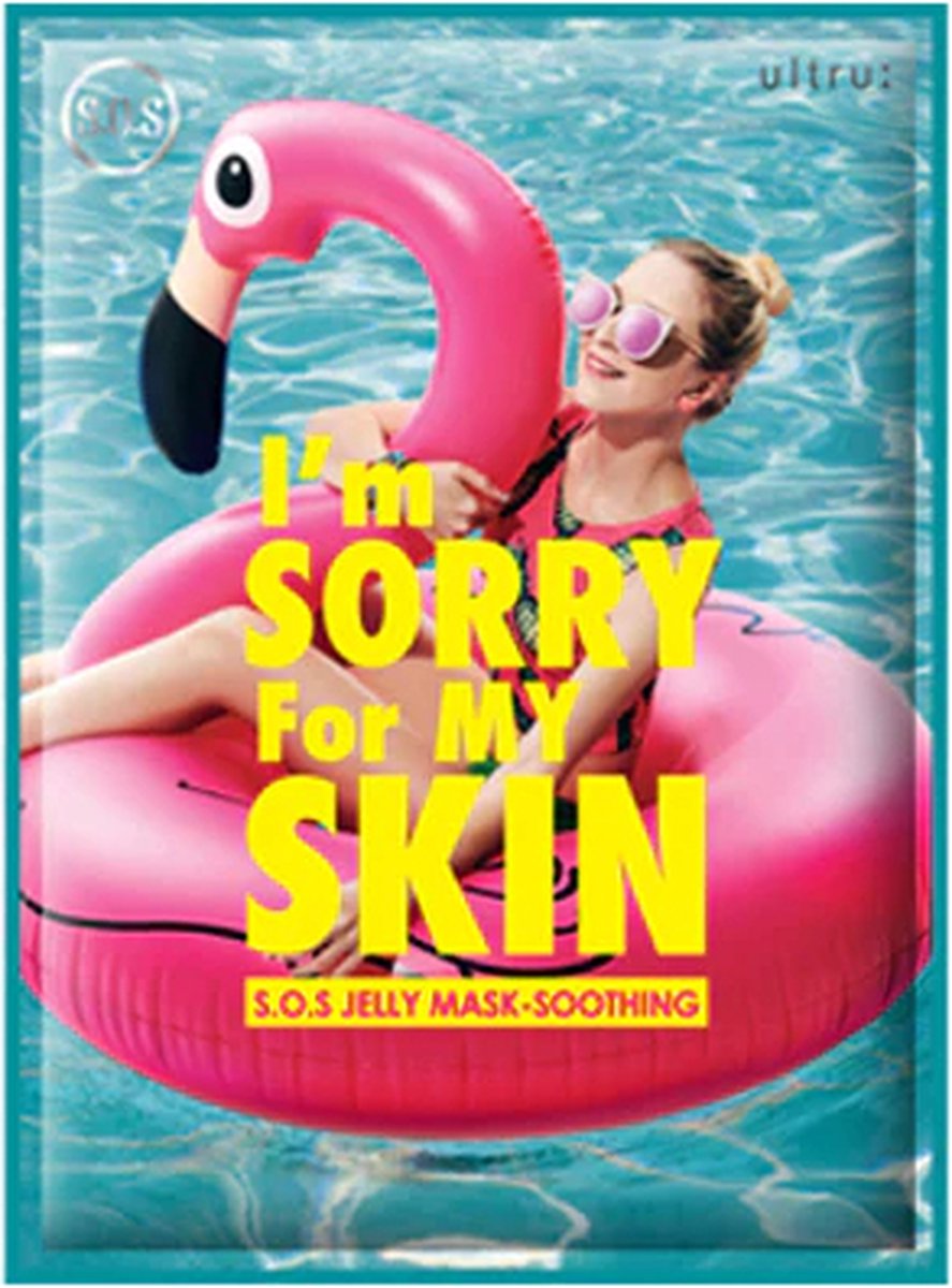ULTRU I'm Sorry for My Skin S.O.S Jelly Mask - Soothing doos van 10 st.