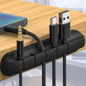 Organisateur de câble Siliconen USB câble enrouleur de bureau Clips de gestion de rangement support de câble pour souris casque organisateur de fil