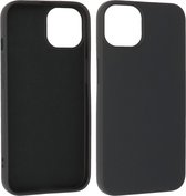 Fashion Backcover Telefoonhoesje - Color Hoesje - Geschikt voor iPhone 14 Plus - Zwart