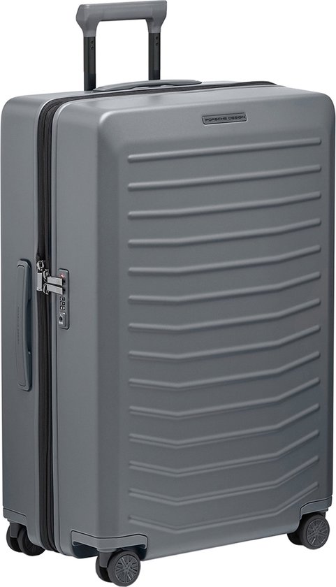 MY TRAVEL BAG Hard Shell Koffer Trolley ABS reiskoffer 4 dubbele wielen ( handbagage, medium grote set) 5 cm uitzetvoeg, Lichtblauw, Mittlerer Koffer (65cm
