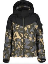 Icepeak Lebus JR Jacket Kids - Veste d'hiver pour Garçons - Vert foncé/Armée - 152