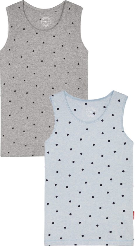 Claesen's - 2-Pack Singlet Dots/Stars - Maat: