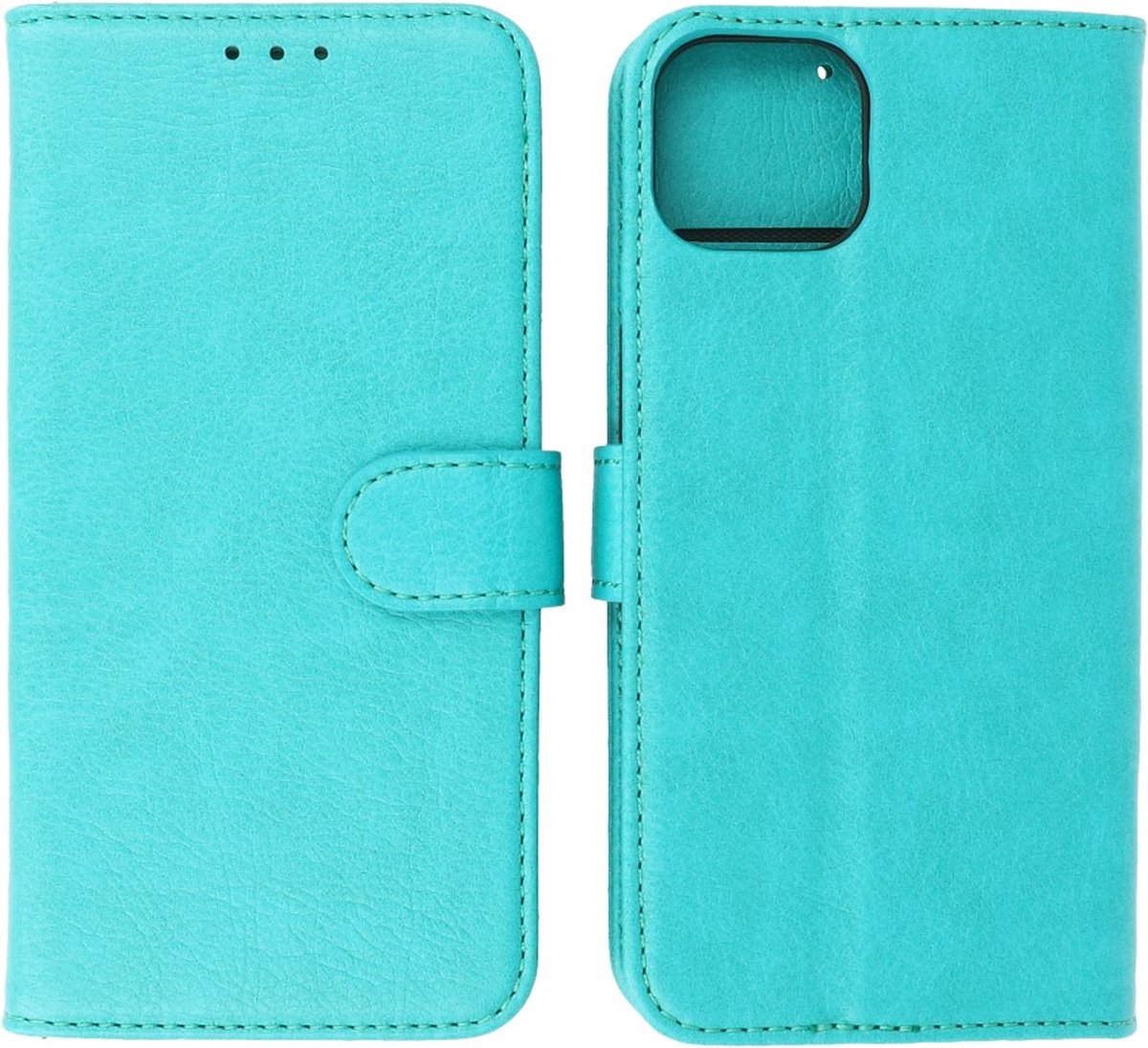 iPhone 14 Plus Hoesje Book Case Telefoonhoesje Groen