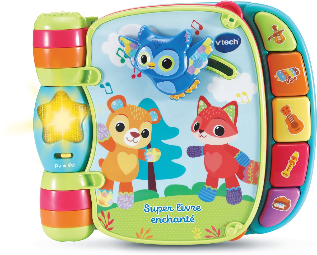 Interactief kinderboek Vtech Baby Super Enchanted Book of Baby Kitties Blauw Multicolour