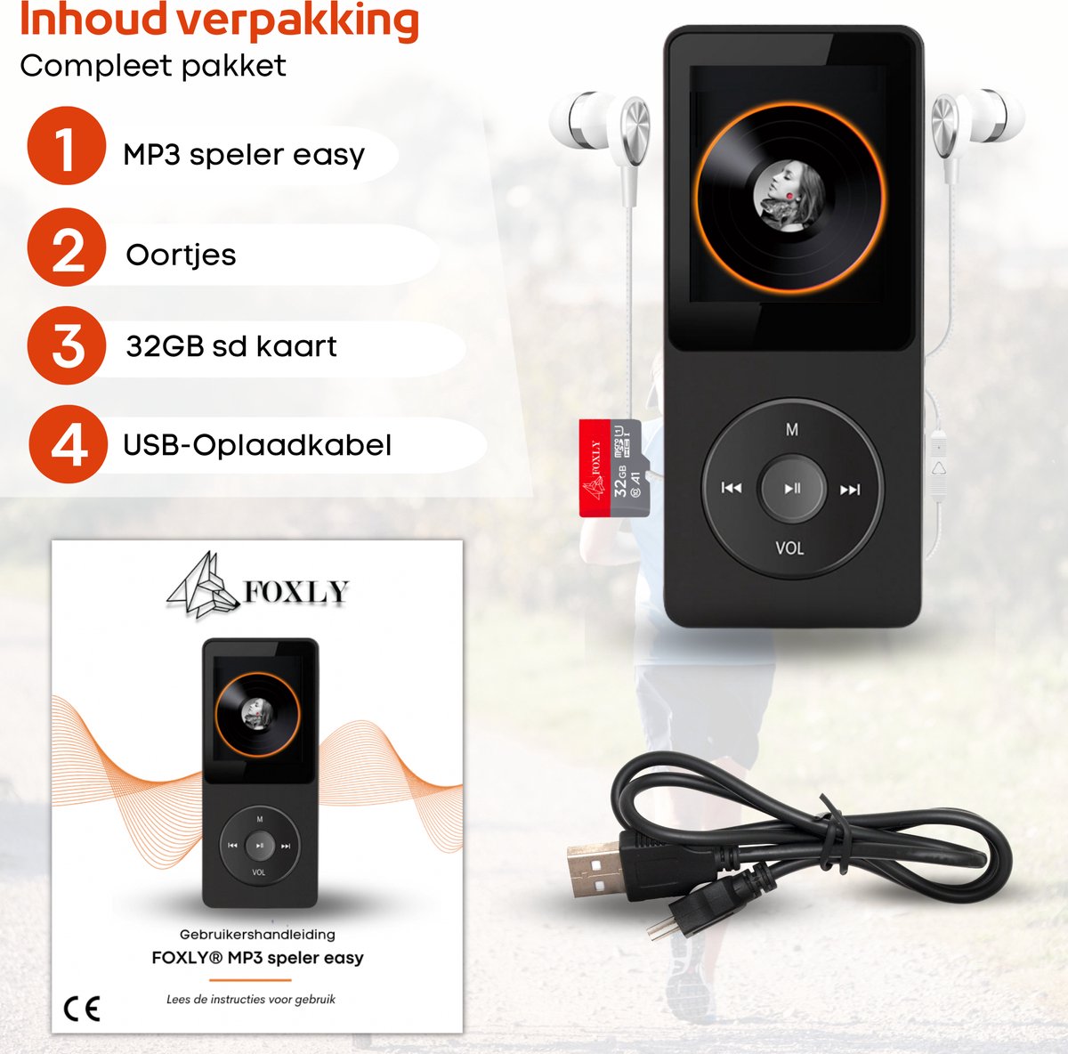 FOXLY® HiFi MP3/MP4 Speler Bluetooth Easy - FM Radio - Voice Recorder -  Dictafoon -... | bol.com