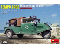 MiniArt Modelbouwpakket Militaire voertuigen - 38059 Tempo A400 Stahblechprtische 3-W Truck Plastic - 1:35 - Modelbouw