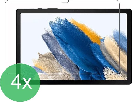 Geschikt Voor: Samsung Galaxy Tab A8 10.5 (2021) Tablet Screenprotector 4x - screen protector - glas - bescherm - beschermglas - ZT Accessoires