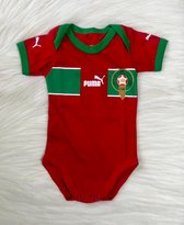 Limited Edition WK MOROCCO Home  baby romper 2022 season | CAF Hakimi Ziyech Amrabat  | 100% cotton | Size S | Maat 62/68