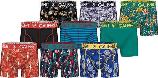 Gaubert - 9 -pack - boxershorts heren - katoen onderbroek heren - gekamd katoen - maat S