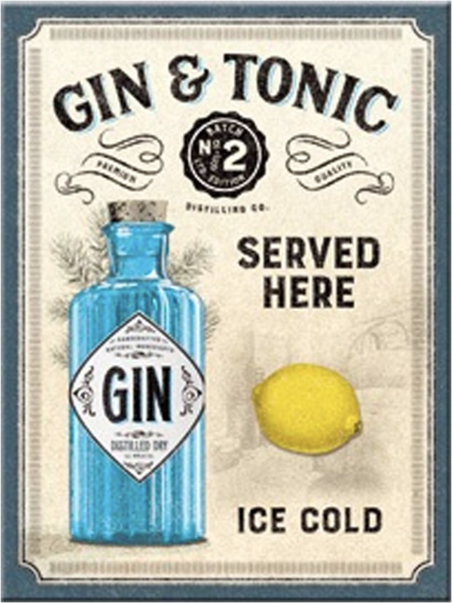 Magneet Gin & Tonic Served Here