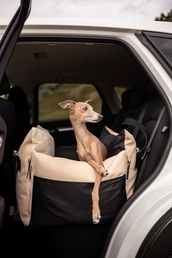 L'élianne ® : Siège auto de Luxe pour grand Chiens - Lit pour chien XL -  Siège auto