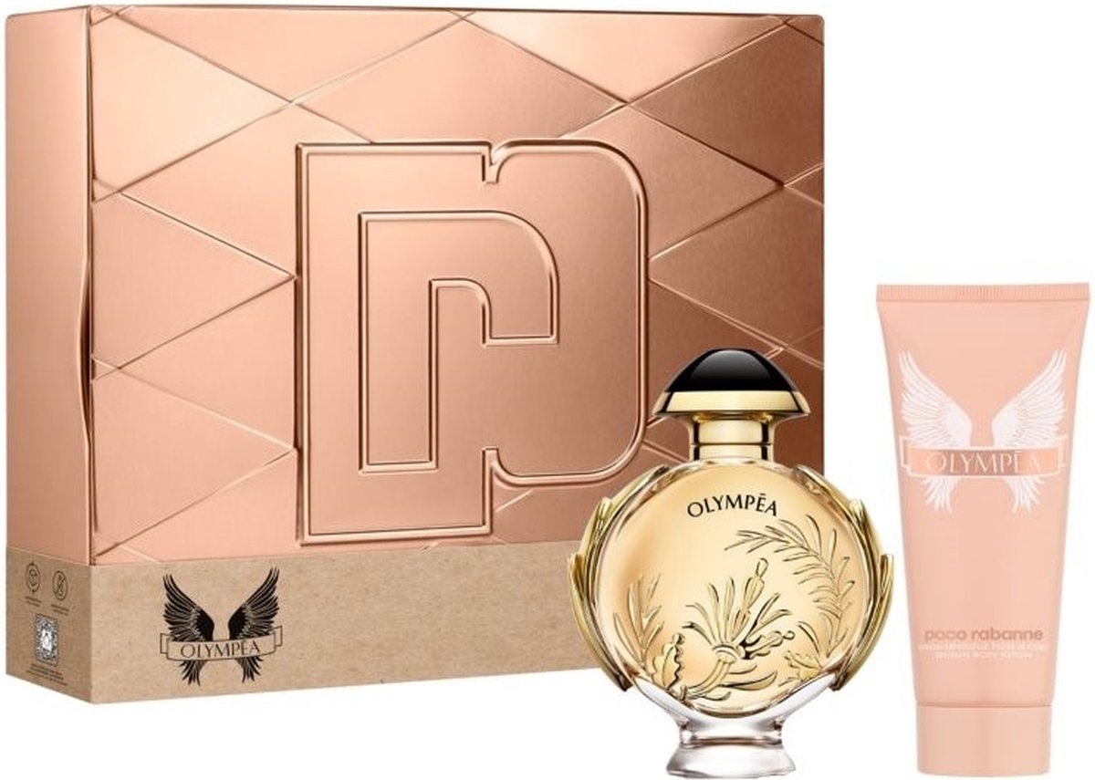 Paco Rabanne Olympéa Solar giftset - 50 ml eau de parfum spray + 75 ml bodylotion – cadeauset voor dames