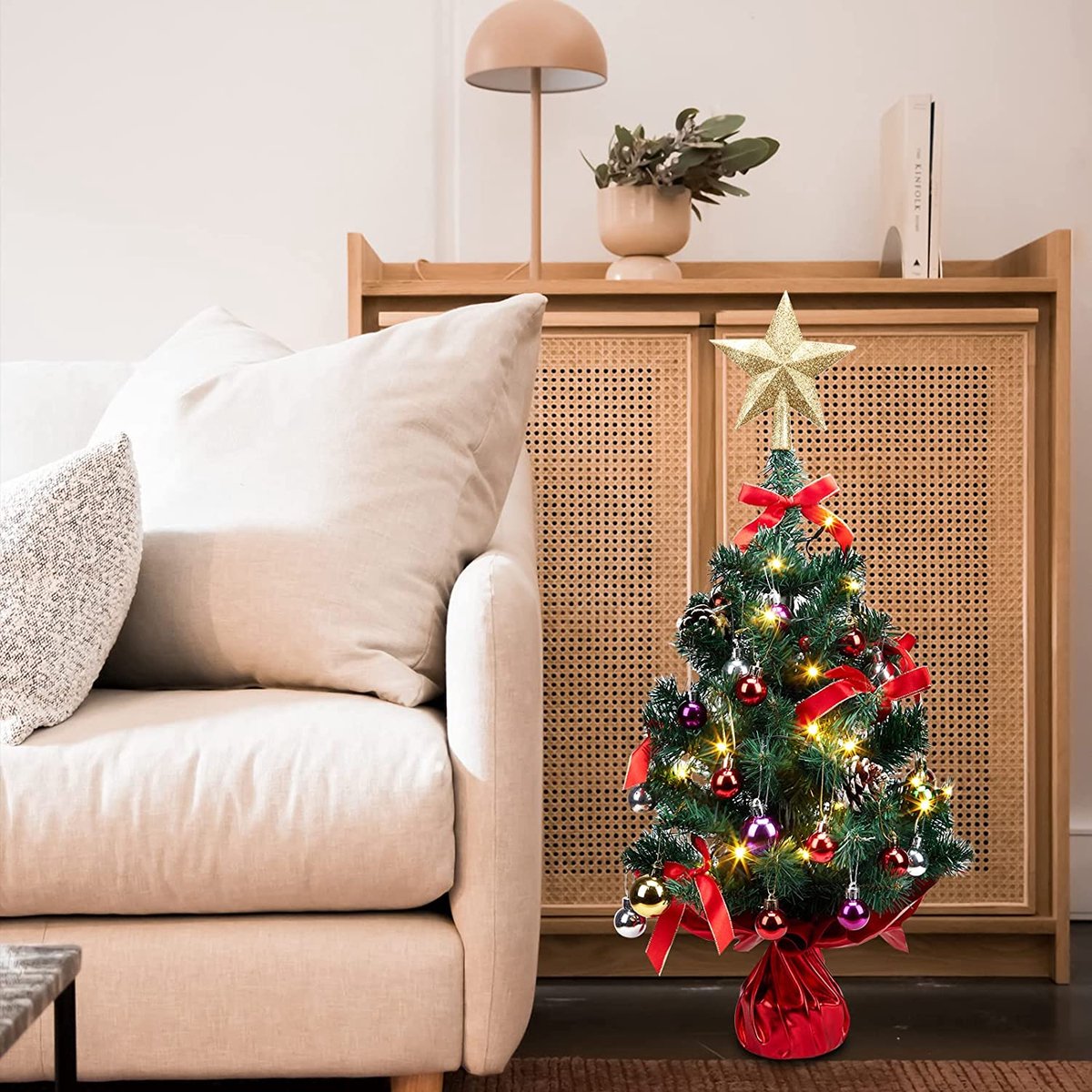 Kunstkerstboom – Premium kwaliteit - realistische kerstboom – duurzaam 30 x 30 x 60 cm; 0,76 gram