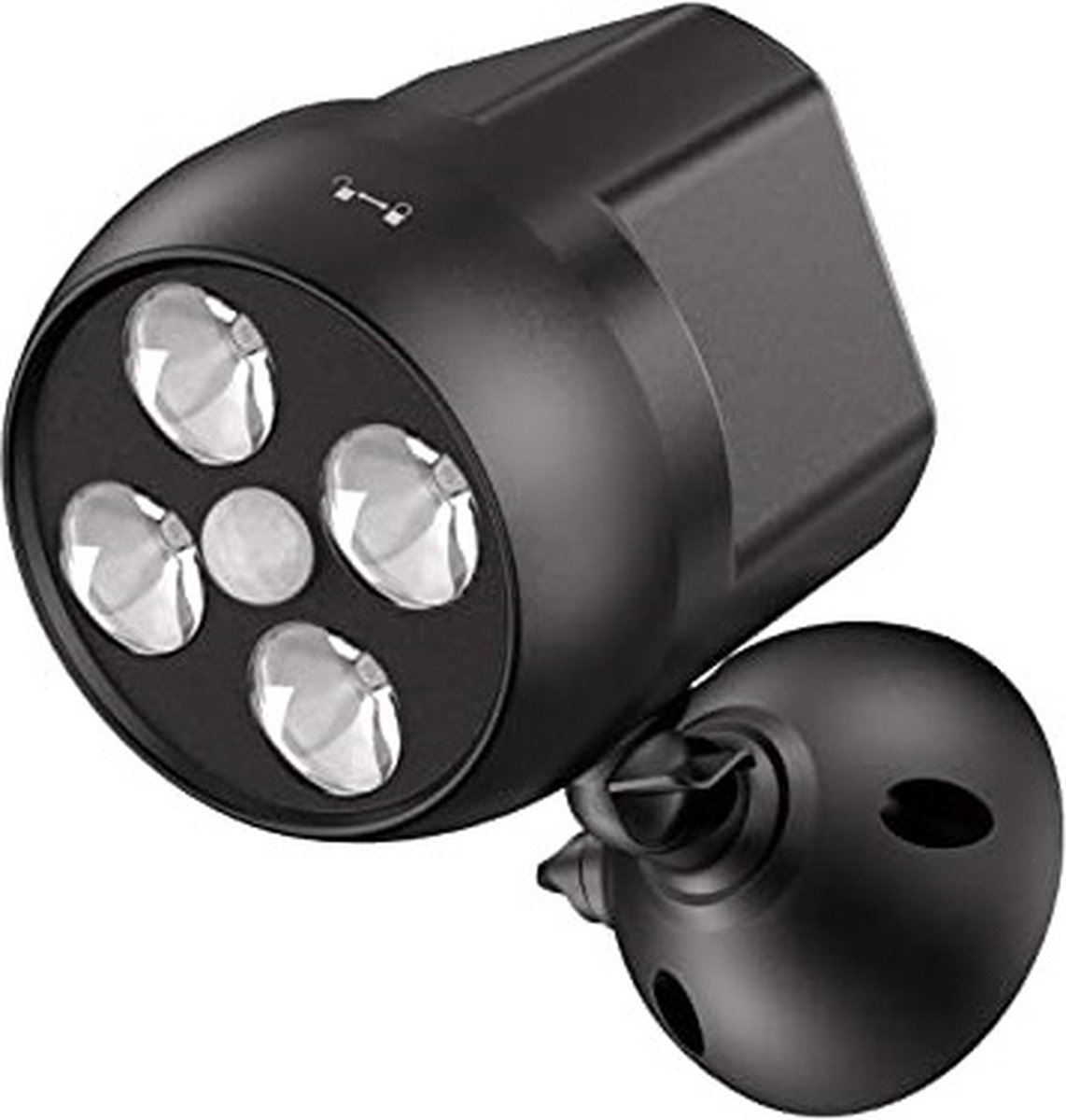 Éclairage de sécurité Elro Lampe d'extérieur LED à 2 têtes LF80 avec  détecteur de mouvement - 2x10W - 1400lm
