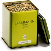 Dammann Frères - Tisane Fidji - Boîte 80 grammes - Tisane - Infusion - Citronnelle - Citroen - Pomme - Zeste d'orange - Gingembre -