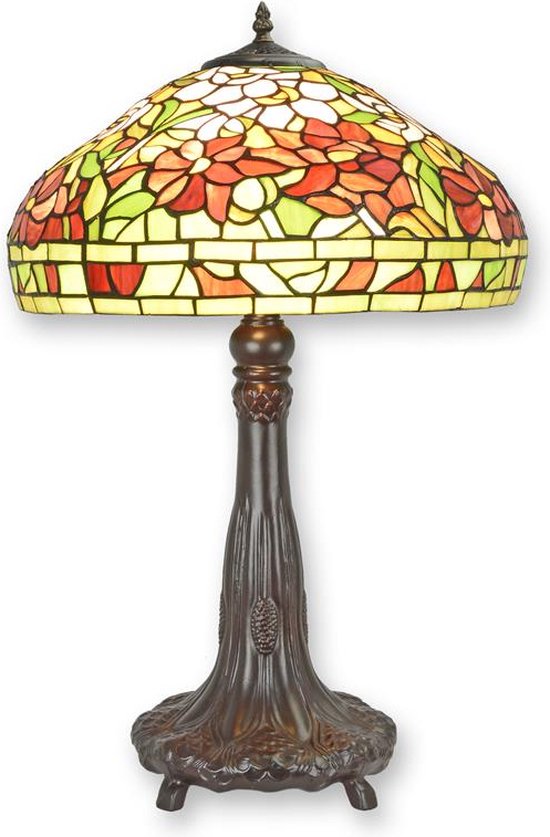 Lampe de table Tiffany, lampe de table, lampe de bureau, lampes vitraux UNE LAMPE  DE... | bol.com