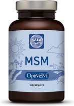 OptiMSM® - 180 Capsules - 1000mg - De meest zuivere vorm van MSM - Kala Health