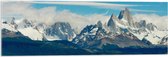 WallClassics - Acrylglas - Berglandschap in de Verte - 90x30 cm Foto op Acrylglas (Wanddecoratie op Acrylaat)