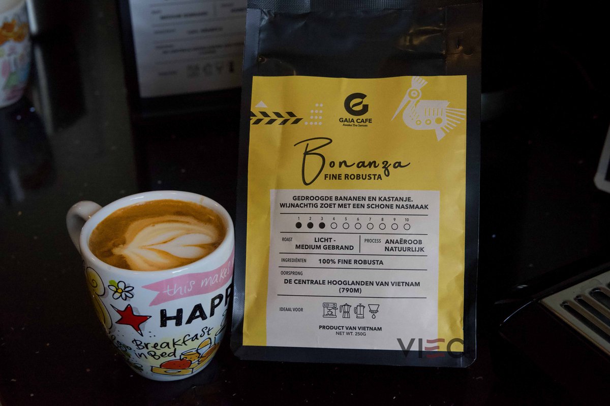 Bonanza FINE ROBUSTA Vietnamese Koffiebonen Aanbieding 250g GAIA Cafe