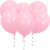 Roze Ballonnen Gender Reveal Babyshower Versiering Verjaardag Versiering Roze Helium Ballonnen Feest Versiering Roze 50 Stuks