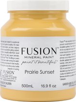 fusion mineral paint - meubelverf- acryl - geel - prairy sunset - 500 ml