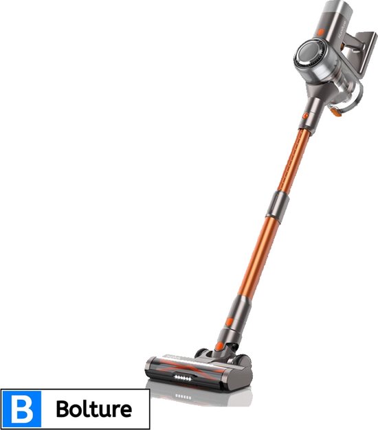 Akitas V10A Draadloze Stofzuiger 450W BLDC-motor, 45 kPa Zuigkracht, 60 min Gebruikstijd, Lichtgewicht Steel- & Handstofzuiger met LED Power Brush, Anti-Tangle, voor Tapijt & Harde Vloeren