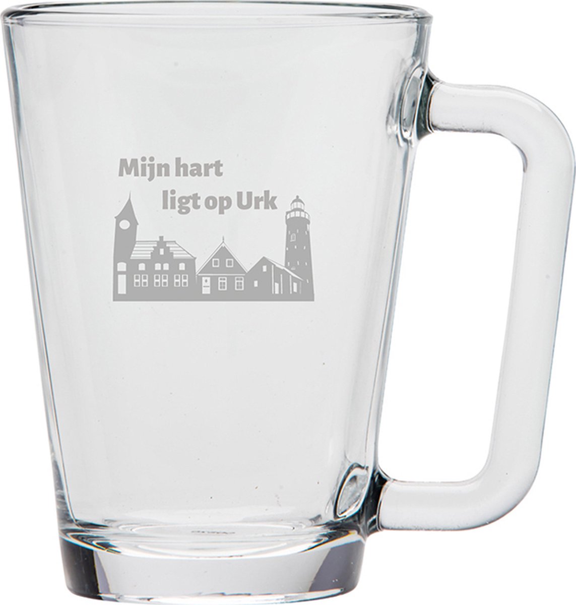 Gegraveerde theeglas 26cl Urk