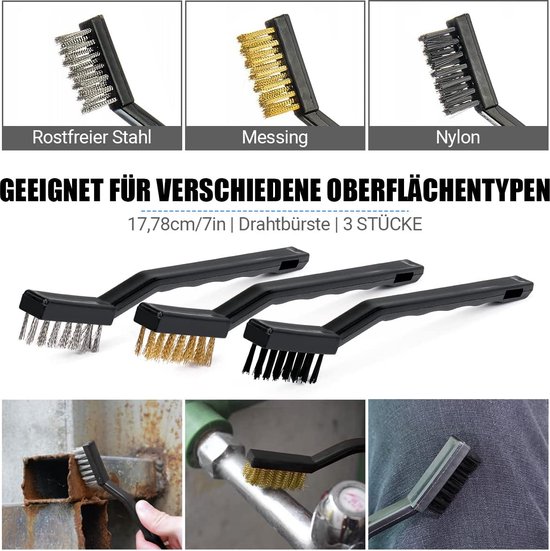 Uraqt - Autoverzorgingsborstel-kit, interieur- en exterieurreinigingsborstels voor auto, ventilatieroosters, dashboard, emblemen, motor en velgen, 15-delig