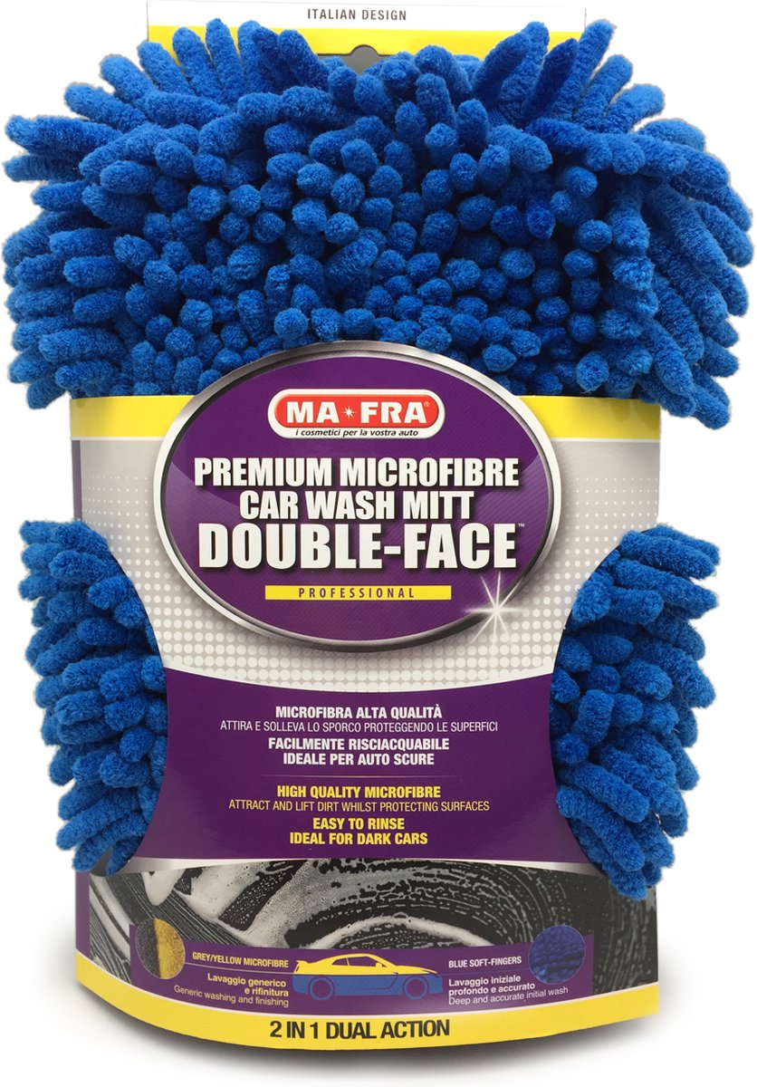 MAFRA - Double Face Washmitt - Premium Microfiber - Washandschoen