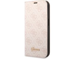 Guess 4G Book Case - Geschikt voor Apple iPhone 14 (6.1") - Roze