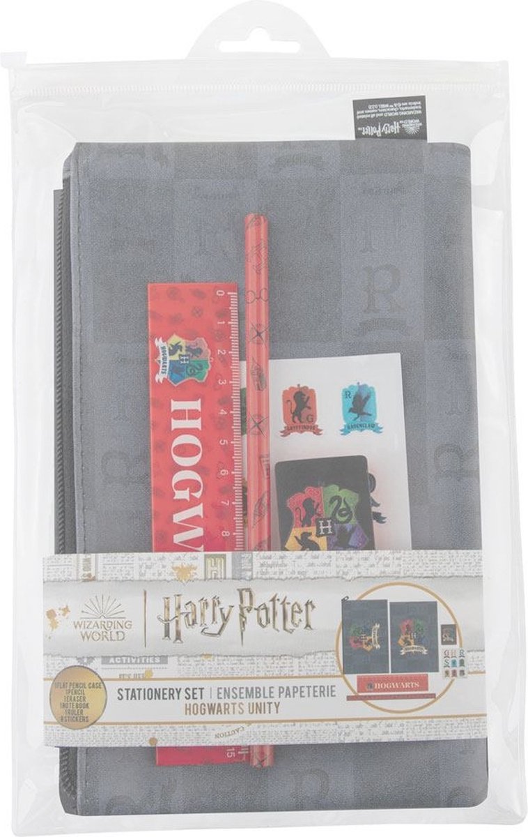Harry Potter Schrijfwarenset 7-Piece Set Hogwarts Fantasy Multicolours