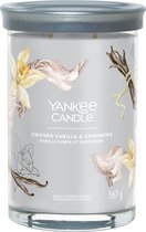 Yankee Candle - Grand gobelet signature vanille fumée et cachemire
