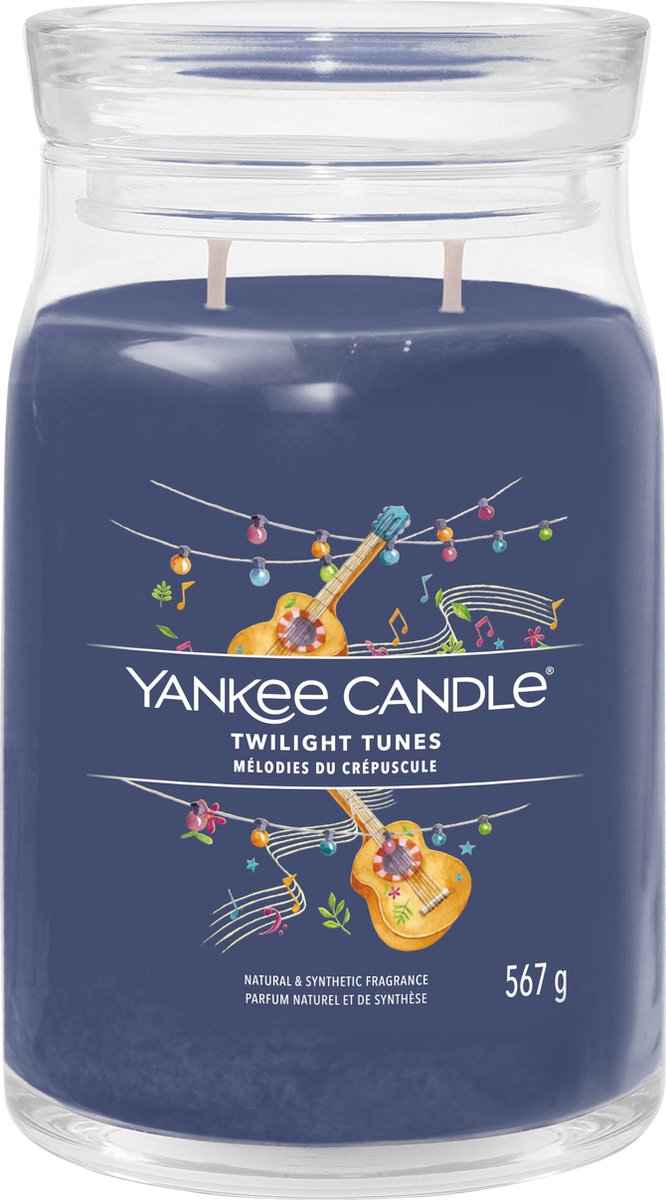 Yankee Candle - Twilight Tunes Large Jar Geurkaars - 90 branduren - twee lonten