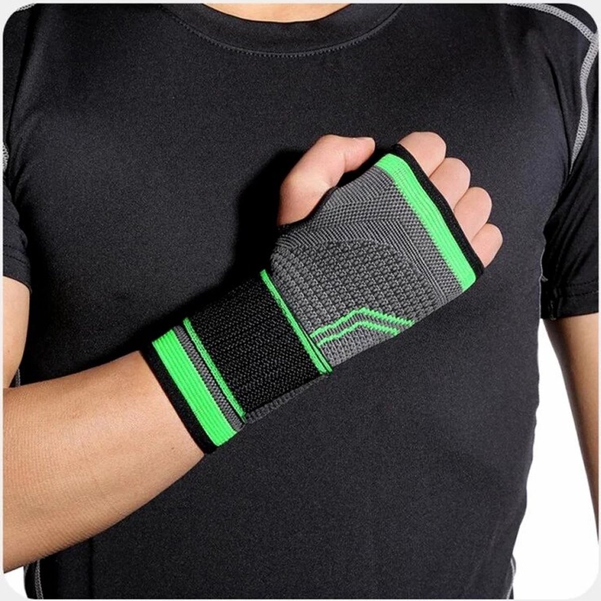 *** Premium Polsbrace - Maat L - Pols Bandage - Polssteunen - van Heble® ***
