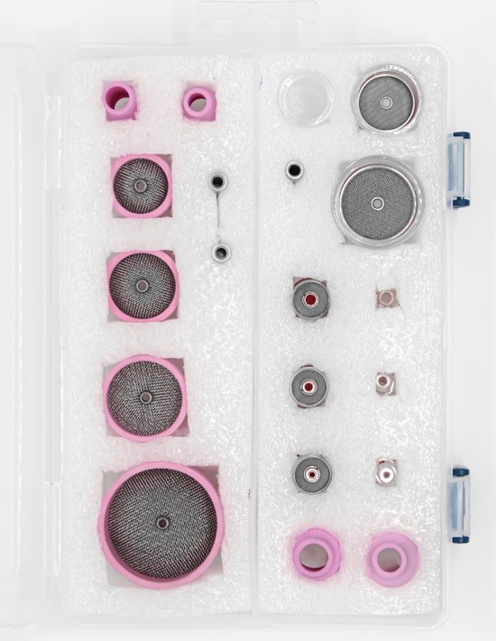 thumbnail image 2 of 46 Piece Pyrex Glass TIG Cup Combo Kit – 1.0mm To 2.4mm – Fits WP17/18/26 – Made In Australia 2 of 6