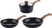 Batterie de cuisine Westinghouse - Édition spéciale Poêle à frire 28 cm + Poêle à frire 30 cm + Casserole 18 cm - Édition spéciale