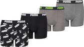 PUMA Jongens AOP boxershort - 4-pack - 170/176