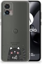 Telefoon Hoesje Motorola Edge 30 Neo Mobiel Case Cat Good Day