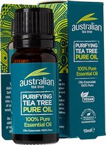 Australian Teatree Essential Oil - Tea tree Oil - acne - ontstekingsremmend - aften - zuivering - 10 ml flesje - druppeldop