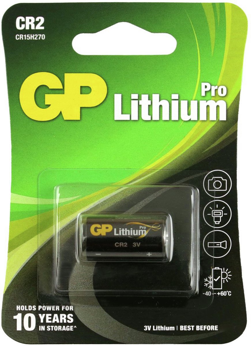 GP Lithium CR123A batterijen - 1 stuk