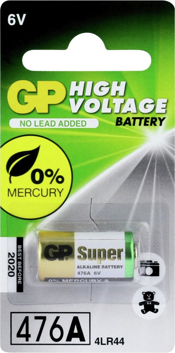 GP Fotobatterij 476A (PX28A), blister 1
