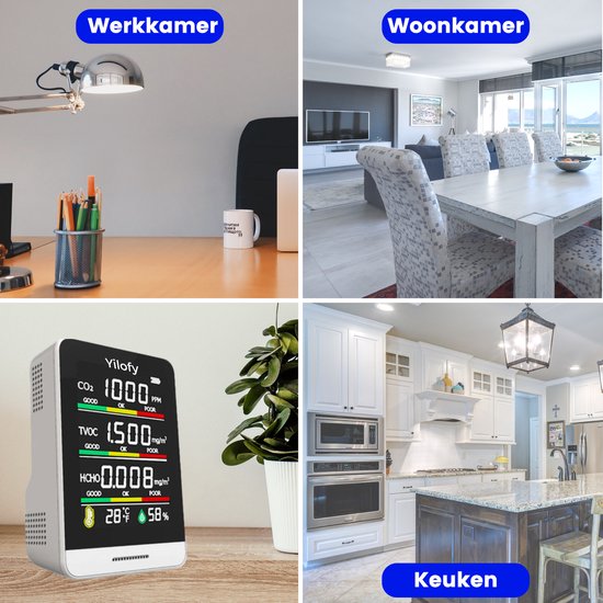 YILOFY luchtkwaliteitsmeter
